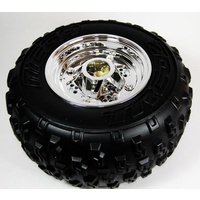 Wheel Rear to Suit 12 Volt EC-1006 Raptor Blue (With Wheel Cover Plugs)